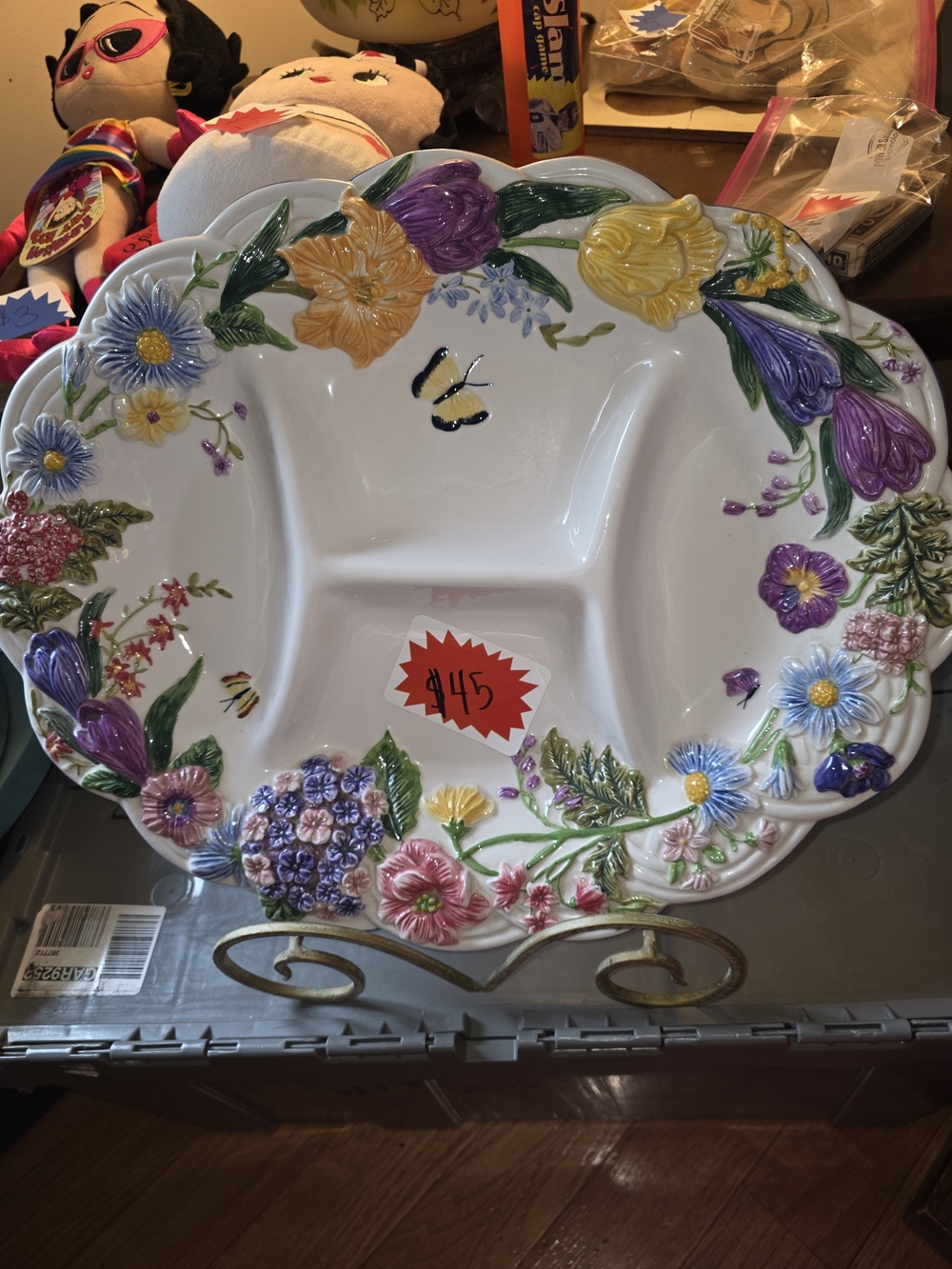 Beautiful Unique Serving Platter And Display Stand